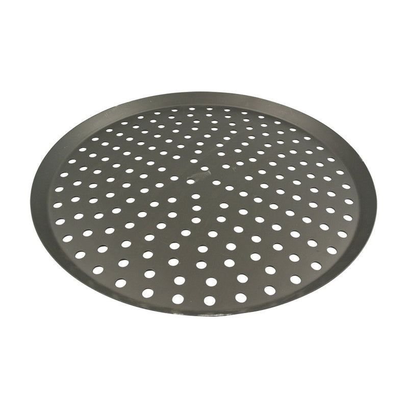 American Metalcraft CAR15HC-P 15" Hard Coated Aluminum Perforated Tapered Pizza Pan 11/16" Deep