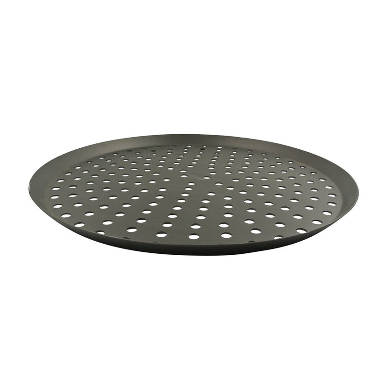 American Metalcraft CAR15HC-P 15" Hard Coated Aluminum Perforated Tapered Pizza Pan 11/16" Deep