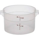 Cambro RFS2PP190 2 Qt Round Translucent Container