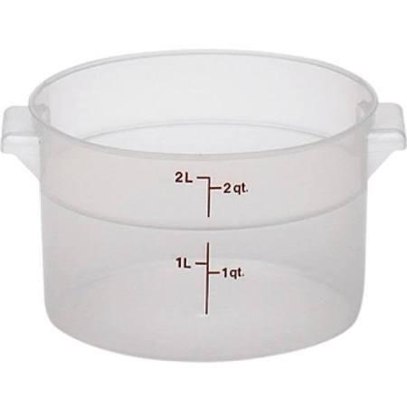 Cambro RFS2PP190 2 Qt Round Translucent Container