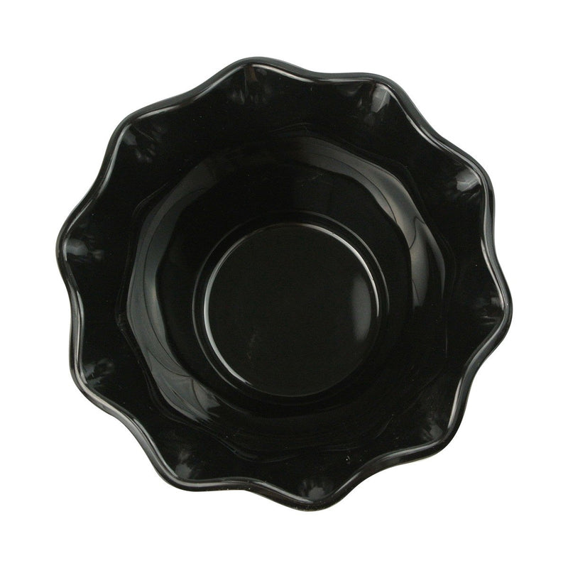 Cambro SRB5CW110 Camwear 5 oz Black Swirl Bowl