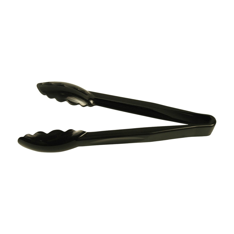 Cambro 9TGS110 9" Black Salad Tongs