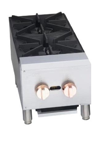 Copper Beech CBHP-12-2 Hotplate Countertop Gas 12"W (2) Cast Iron Burners