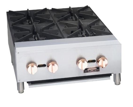 Copper Beech CBHP-24-4 Hotplate Countertop Gas 24"W (4) Cast Iron Burners