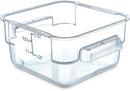 2 Qt Clear Square Food Storage Container (10720-07)