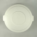 Carlisle 34103303 White Waste Container Lid For 32 Gal