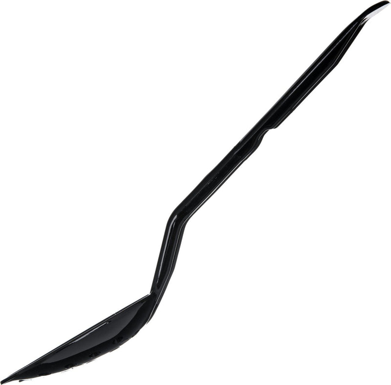 Carlisle 4411-03 11" Black Perforated Spoon