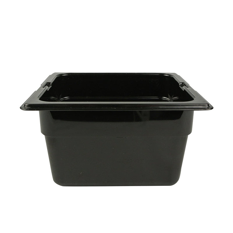 Carlisle 7316409 1/6 Size 4" Deep Black High Heat Food Pan
