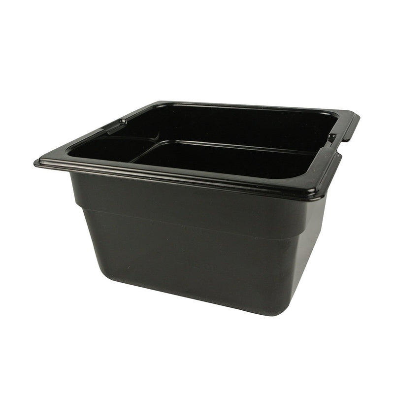 Carlisle 7316409 1/6 Size 4" Deep Black High Heat Food Pan