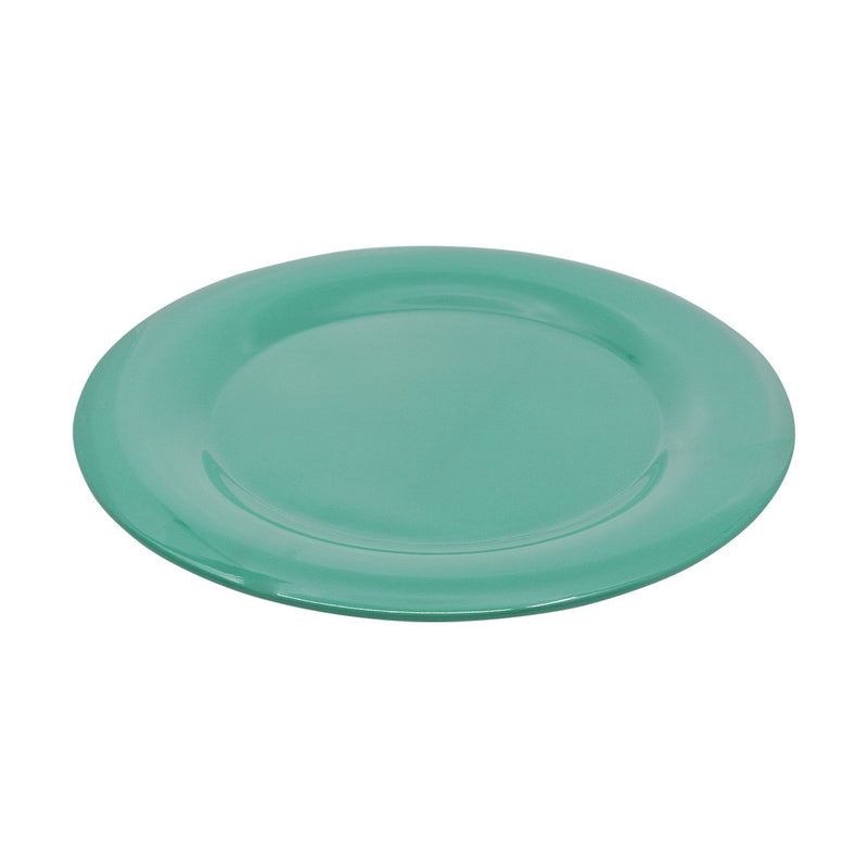 Carlisle 3302409 Sierrus Green Wide Rim Melamine Dinner Plate 12"