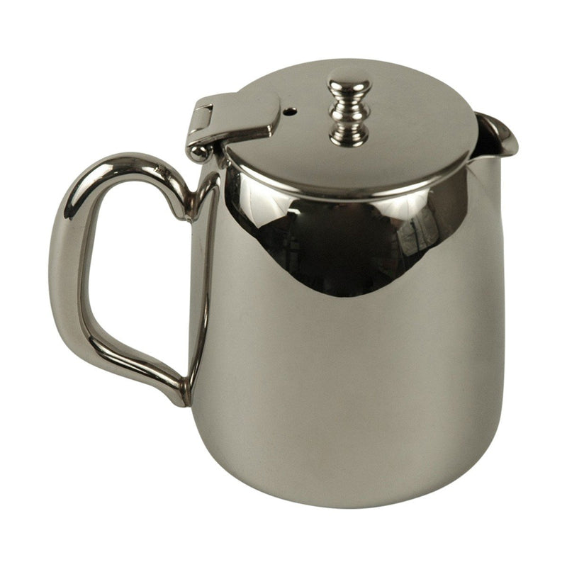 Carlisle 609159 8 Oz SS Creamer with Hinged Lid