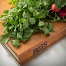 John Boos CHY-RO1 18" x 12" Cherry Edge Grain Cutting Board