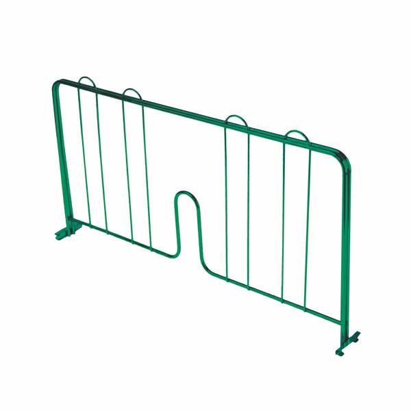 Thunder Group CMDE014 Green Epoxy Coated 14'' Pressure-fit Shelf Divider