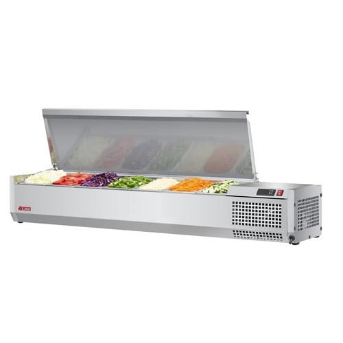 Turbo Air CTST-1500-N E-Line Countertop Salad Table 59"W