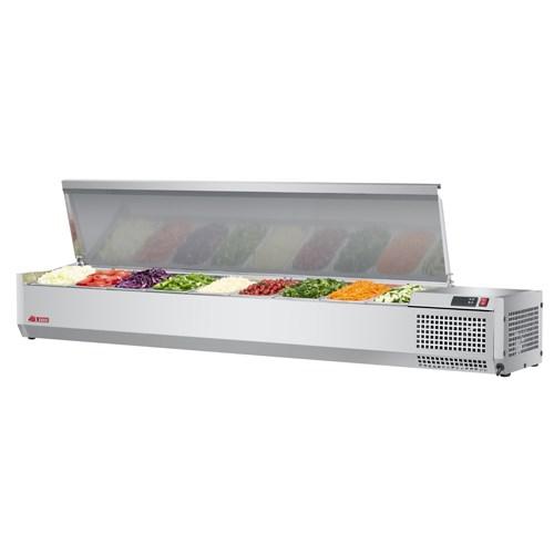 Turbo Air CTST-1800-N E-Line Countertop Salad Table 70-7/8"W