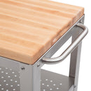 John Boos CU-CULART30 30" x 20" Cucina Culinarte' Cart with Removable Top & Stainless Steel Shelf