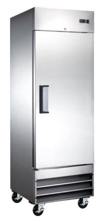 Canco SSR-540 Single Solid Door 29" Wide Stainless Steel Refrigerator