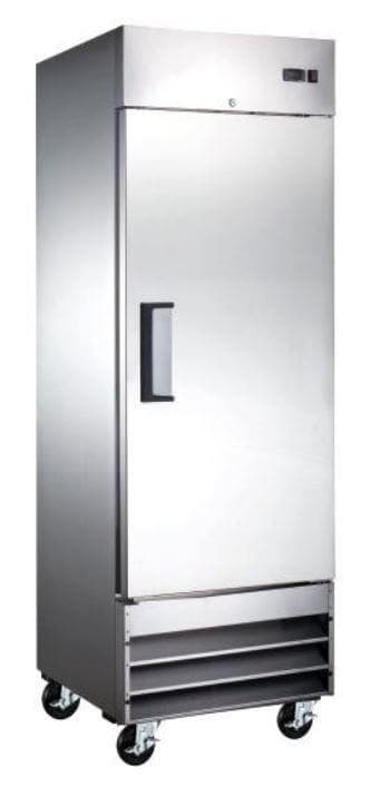 Canco SSF-540 Single Solid Door 29" Wide Stainless Steel Freezer