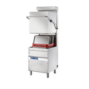 D-18V-3 Hood/Door Type High-Temp Dishwasher with Ventless Operation & Heat Recovery