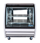 Pro-Kold DDC-40 Curved Glass 40" Refrigerated Deli Case - Available in White, Black or S/S Finish