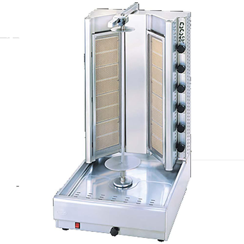 VISVARDIS 8-Burner 96K BTU Gas Gyro/Shawarma DG16V