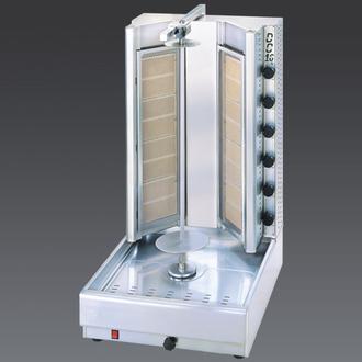 VISVARDIS 8-Burner 96K BTU Gas Gyro/Shawarma DG16V