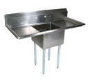 John Boos E1S8-24-14T24-X E-Series Sink 1-Compartment 72"W X 29-1/2"D X 43-3/4"H Overall Size