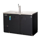 Everest EBD2-BB-24 Back Bar & Direct Draw Keg Refrigerator Combo Two-Section 57-3/4"W 17.0 Cu. Ft.