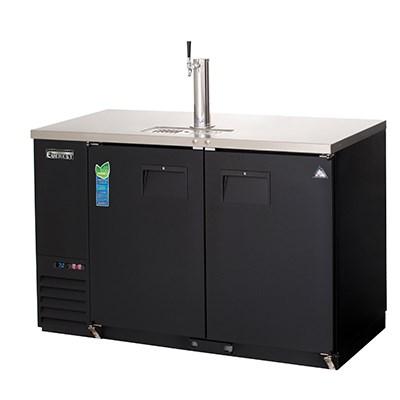 Everest EBD2-BB-24 Back Bar & Direct Draw Keg Refrigerator Combo Two-Section 57-3/4"W 17.0 Cu. Ft.