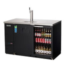 Everest EBD2-BBG-24 Back Bar & Direct Draw Keg Refrigerator Combo Two-Section 57-3/4"W 17.0 Cu. Ft.