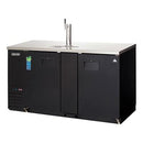 Everest EBD3-BB Back Bar & Direct Draw Keg Refrigerator Combo Two-Section 68"W 24.0 Cu. Ft.