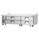 Everest ECB82-84D4 Chef Base Refrigerator 84"W (4) Heavy Duty Stainless Steel Drawers