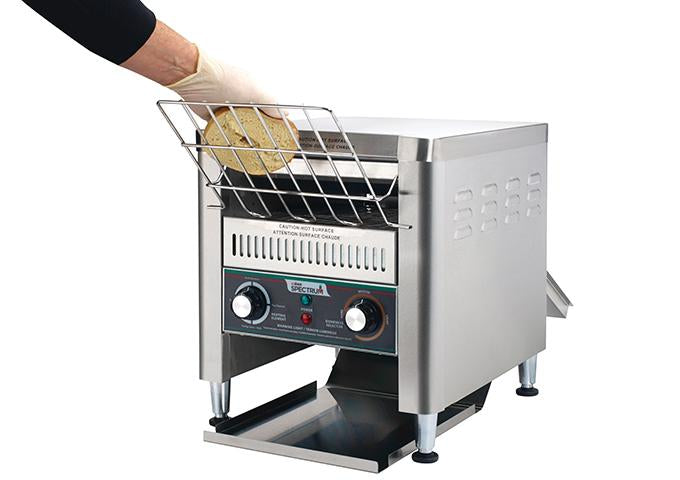 Winco ECT-500 Spectrum Electric Conveyor Toaster - 500 Slices Per Hour, 240V