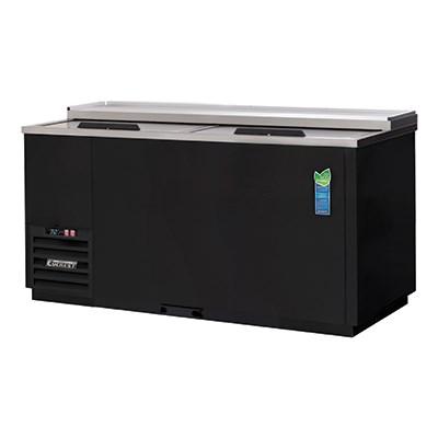 Everest EGC65 Solid Slide Lid Glass & Plate Chiller 64-5/8"W 21.0 Cu. Ft.