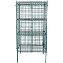 QUANTUM Modular Enclosure Panels for Shelving Kit, NSF, EPOXY GREEN