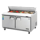 Everest EPBNWR2 Sandwich Prep Table 59-1/8"W 16.0 Cu. Ft. (16) 1/6 Size Pans