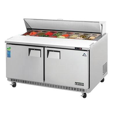 Everest EPBNWR2 Sandwich Prep Table 59-1/8"W 16.0 Cu. Ft. (16) 1/6 Size Pans