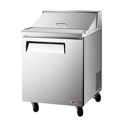 Turbo Air EST-28-N6 E-Line Sandwich/Salad Unit 27-1/2"W 7 Cu. Ft. (8) 1/6 Size Pans