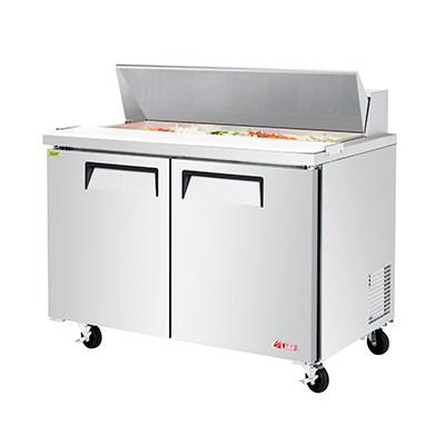 Turbo Air EST-48-N E-Line Sandwich/Salad Unit 48-1/4"W 12 Cu. Ft. (12) 1/6 Size Pans