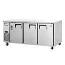 Everest ETF3 Undercounter/Worktop Freezer 71-1/8"W 22.0 Cu. Ft. (3) Solid Hinged Doors
