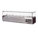 Omcan |39594|  Refrigerated Topping Rail 59"W (RS-CN-0006-P)