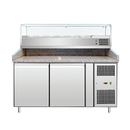 Omcan |39592|  Refrigerated Pizza Prep Table 59-2/5"W (PT-CN-0390)