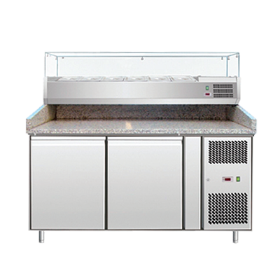 Omcan |39592|  Refrigerated Pizza Prep Table 59-2/5"W (PT-CN-0390)
