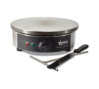 Omcan |39579|  Crepe Griddle 14" polished cast iron plate (CE-CN-0350)