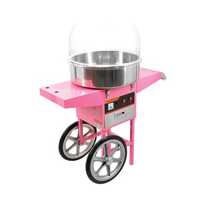 Omcan |40383|  Cotton Candy Machine with trolley display meter and power switches on front panel (CF-CN-0520-T)