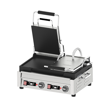 Omcan |42913|  Panini Grill (2) 18"W x 10"D grill surface (PG-CN-0711-FT)