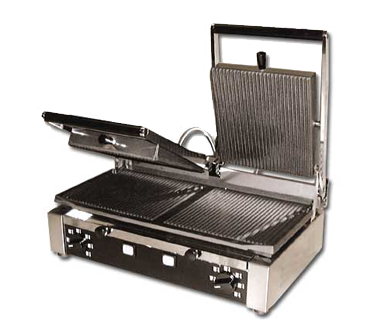 Omcan |11378|  Elite Series Sandwich Grill 10" x 19" grill surface (PG-IT-0737-R)
