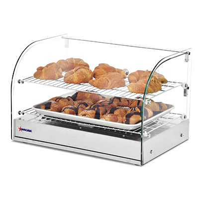 Omcan |41870|  Food Warmer/Display Case 22"W x 15"D x 15"H (DW-CN-0045L)