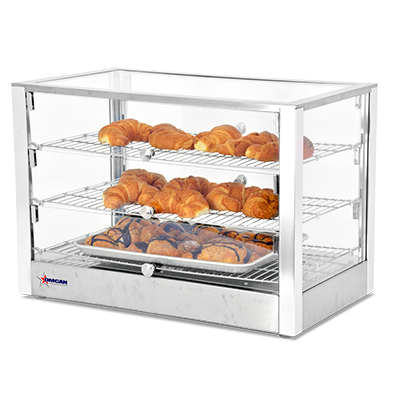 Omcan |41873|  Food Warmer/Display Case 19-1/2"W x 15-3/4"D x 14-1/2"H (DW-CN-0115L)