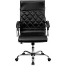 Flash Furniture High Back Designer Black Leather Executive Swivel Office Chair With Chrome Base